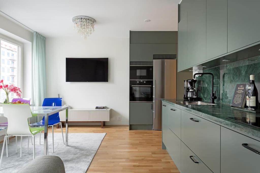 Modern Elegance I Hagastaden Lejlighed Stockholm Eksteriør billede