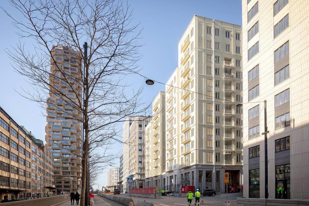 Modern Elegance I Hagastaden Lejlighed Stockholm Eksteriør billede