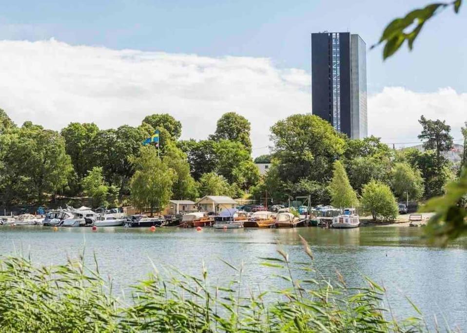 Modern Elegance I Hagastaden Lejlighed Stockholm Eksteriør billede